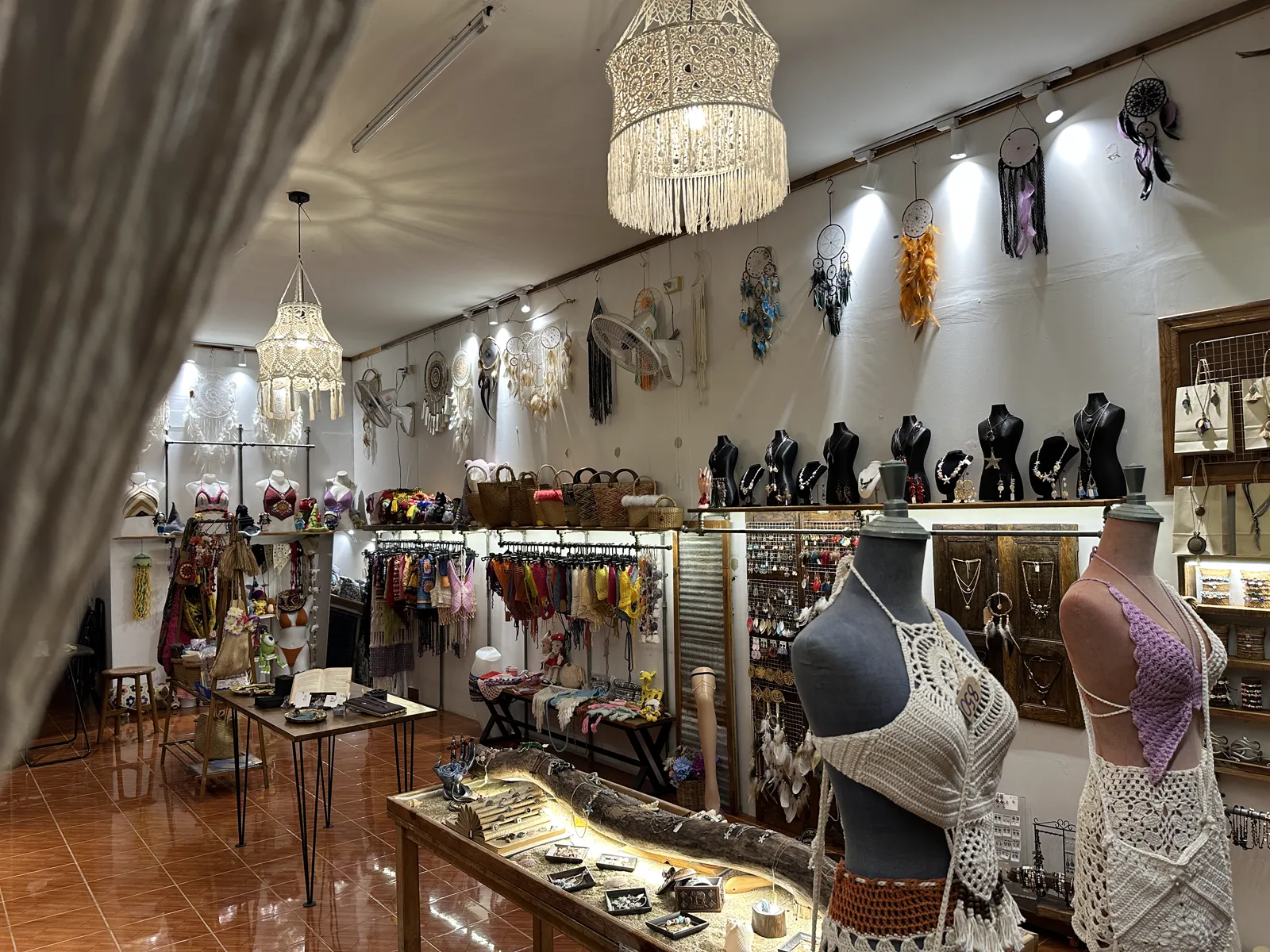 Inside the Crochet Time shop in Phuket